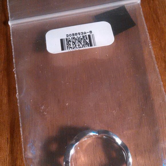 Simulated Diamond Sterling Silver Ring (Size 8) - Picture 14 of 14